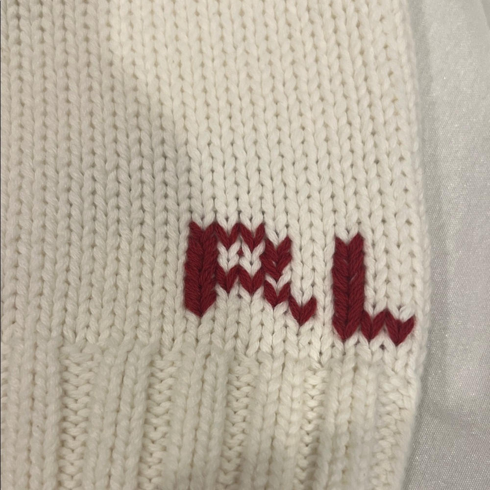 NWT Ralph Lauren Cream Knit Sweater - Picture 7 of 7